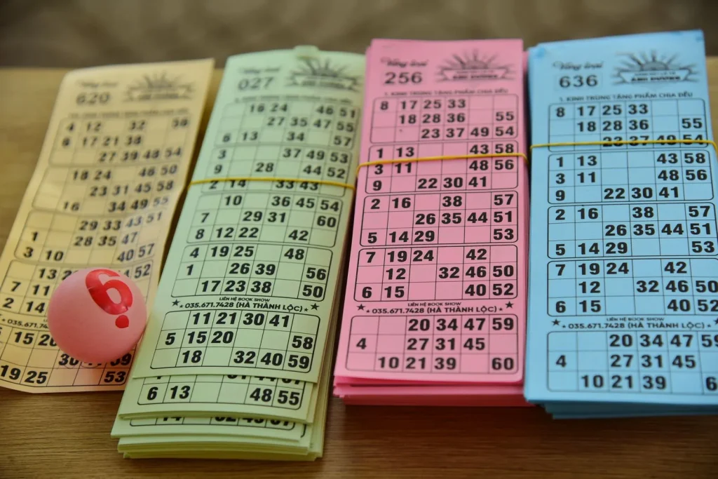 Powerball’s Big October Week: $562 Million Jackpot Draws the Crowds Colourful bingo cards and a numbered ball laid out on a table for a draw night