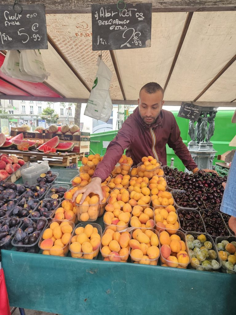 Fresh produce at a market